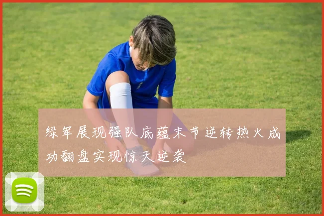 绿军展现强队底蕴末节逆转热火成功翻盘实现惊天逆袭